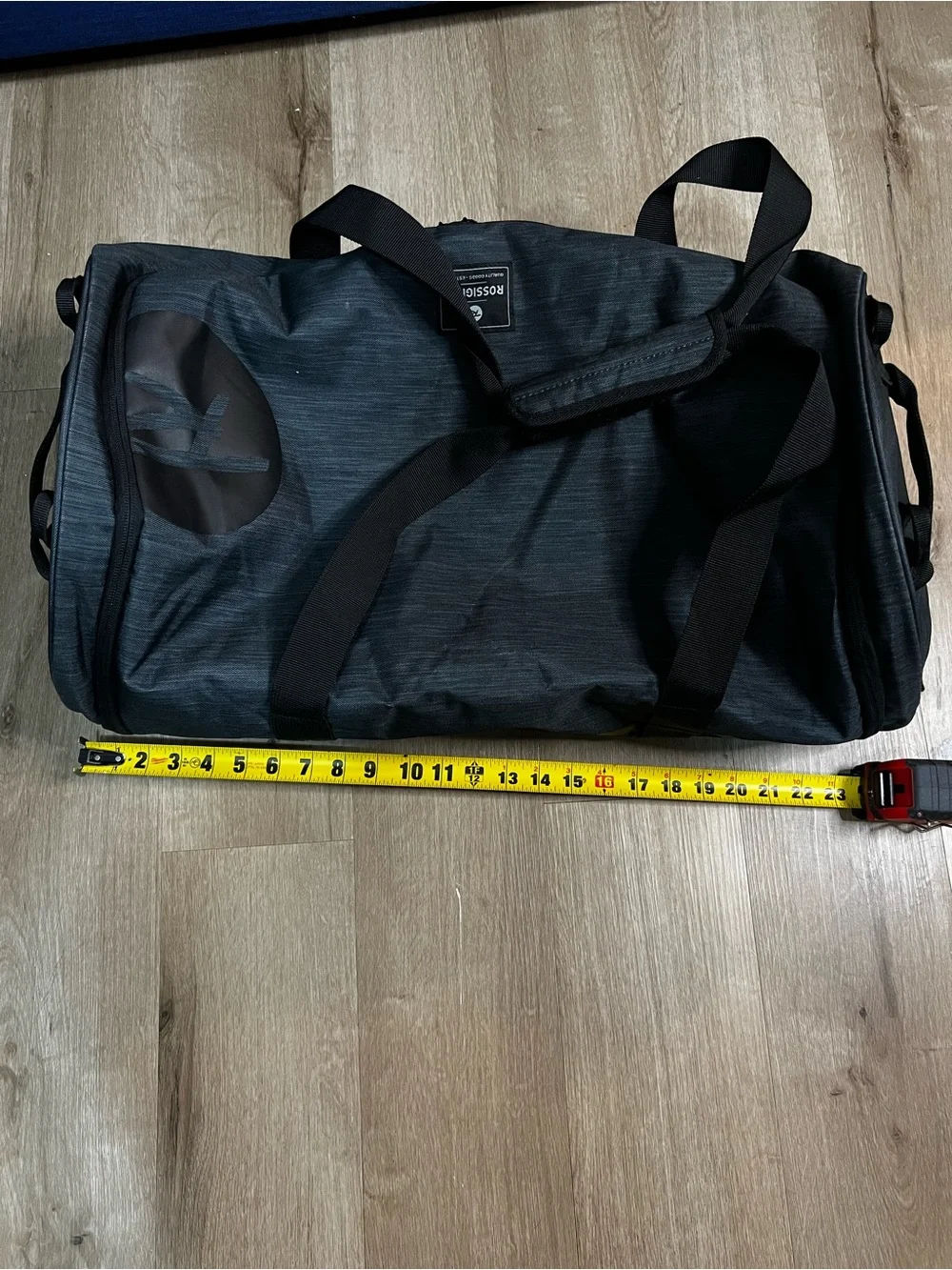Rossignol Black Travel Duffel with Shoulder Strap
